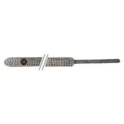 Leder-Gitarrengurt Crocodile-Brown