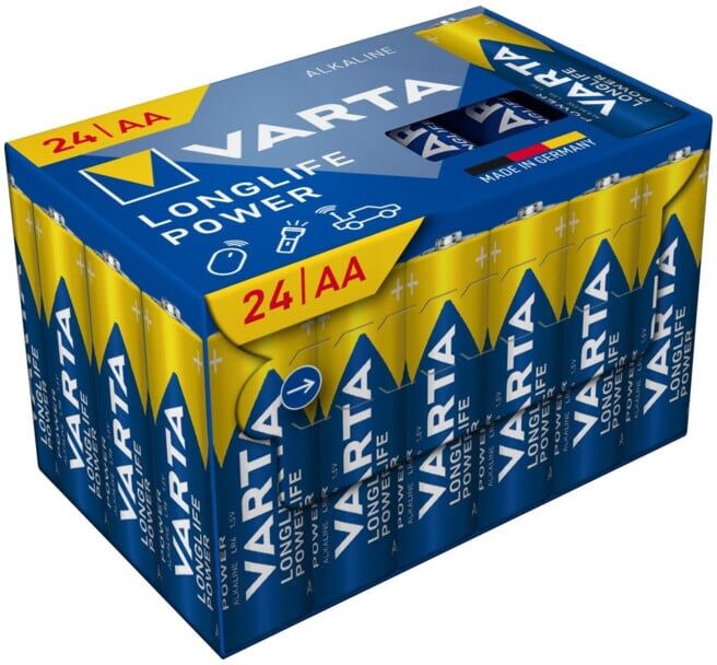 VARTA Longlife Power AA 24 pièces Cube (4906121134)