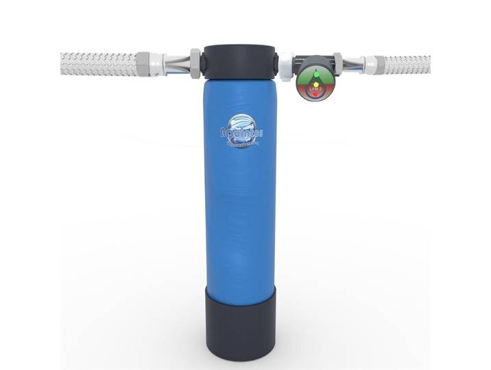 Aquintos Wasseraufbereitung Wasserfilter Profi-Anschlussset-Messset Leitwertüberwachung, Zubehör für Heizungsbefüllung, Mit 2x DN13 Flexschläuchen 150cm und Leitwertmessgerät