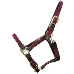 Halfter KY Plaited Nylon bordeaux WB
