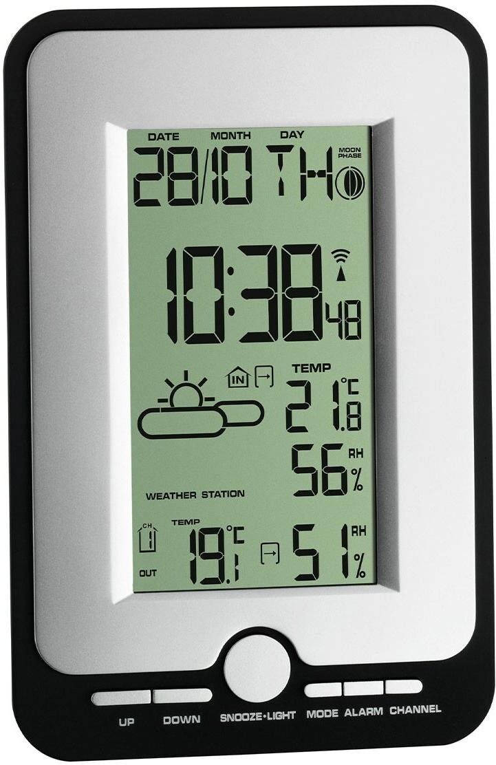 Innenwetterstation TFA DOSTMANN "Multy", schwarz, Wetterstationen, Innenwetterstation schwarz Einheitsgröße