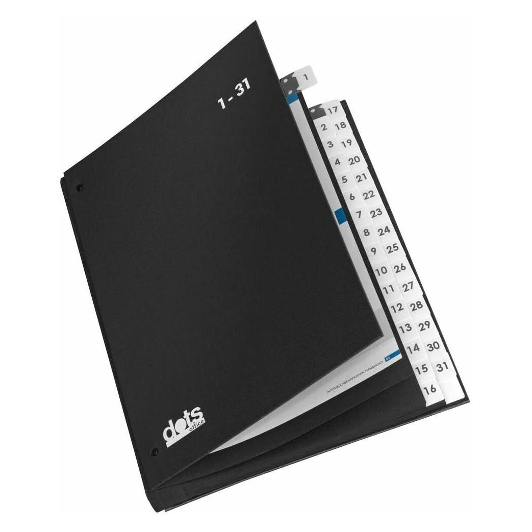 Dots PULTORDNER 1-31 SCHWARZ (44200-04)