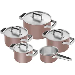 Zwilling Pure Kochgeschirrset, Pfannenset + Topfset, Rosa, Pink