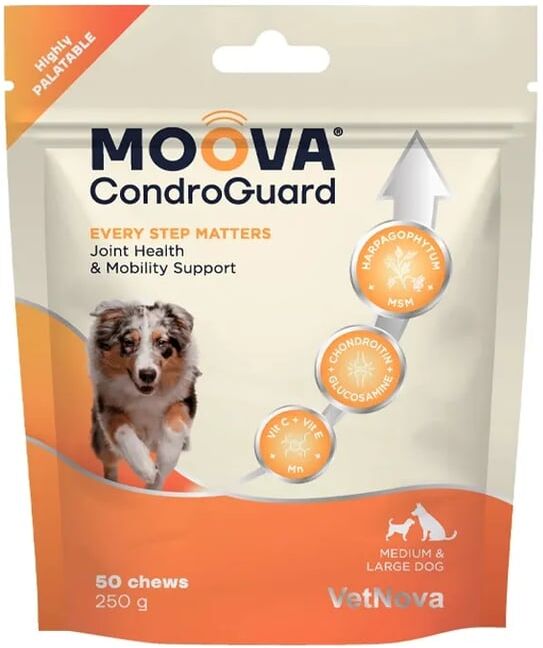 Vetnova Moova Condroguard Medium Large Dogs 50 Unds