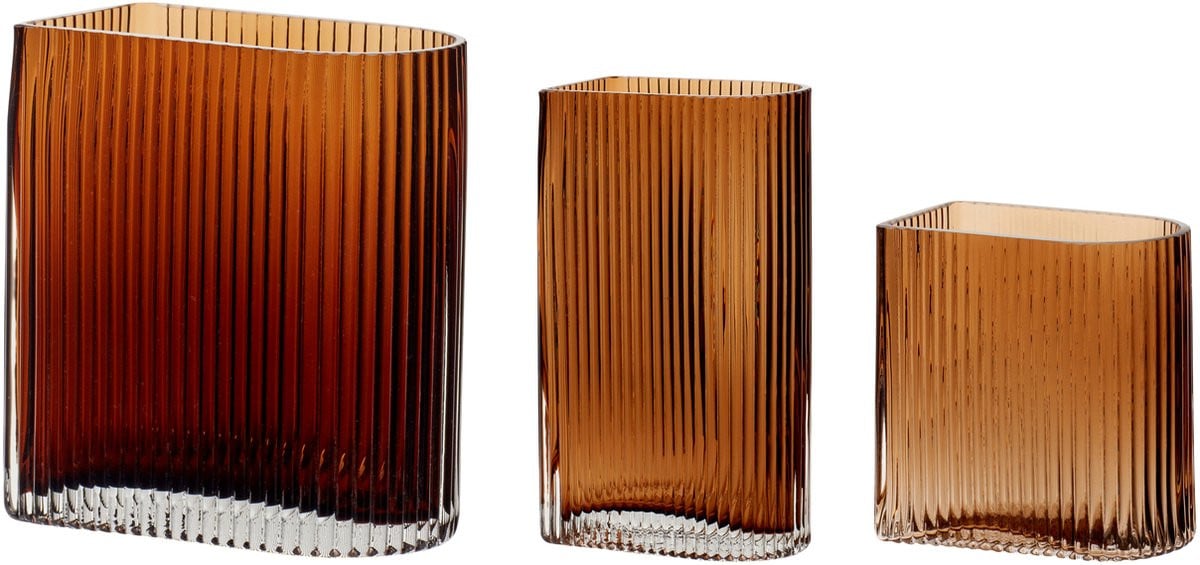 Hübsch Elements Vaas - Amber