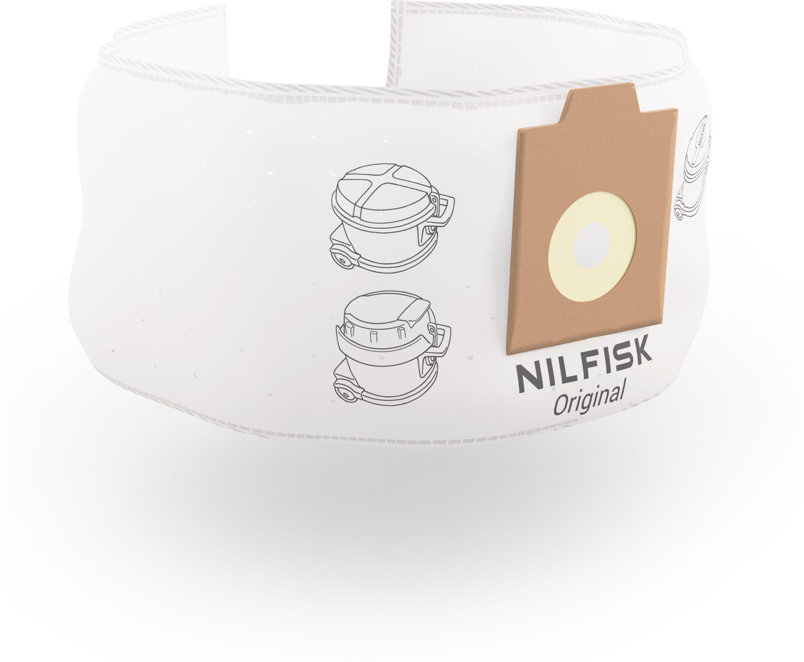 Dammsugarpåse Nilfisk VP930 Fleece 5-pack