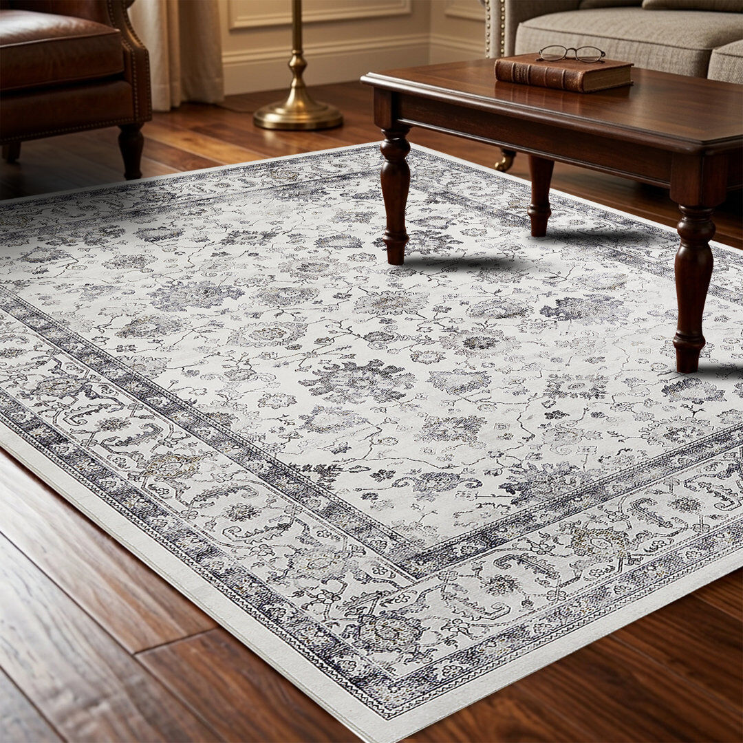 East Urban Home Cashmere Machine Tufted Area Rug ( Low-Pile Traditional) SERENE Rectangle 160 x 230 cm