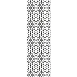 GroJa XL-Designeinsatz Cube Aluminium Anthrazit DB 703 Sichtschutz