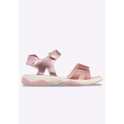 Sandale LOTTO "ISALUBA K Girls", Mädchen, Gr. 27, rosa (rose, dunkelrose), Synthetik, Schuhe Sandale