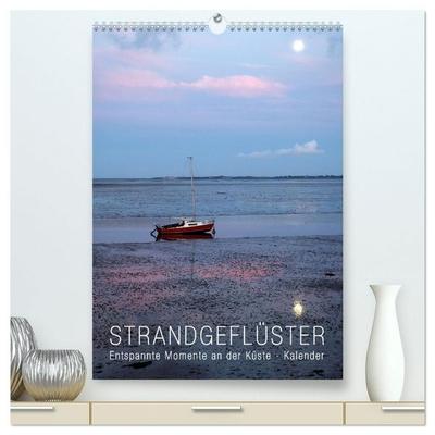 Strandgeflüster Kalender (hochwertiger Premium Wandkalender 2027 DIN A2 hoch), Kunstdruck in Hochglanz