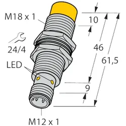 Turck Sensor NI15UM18MVP6XH1141