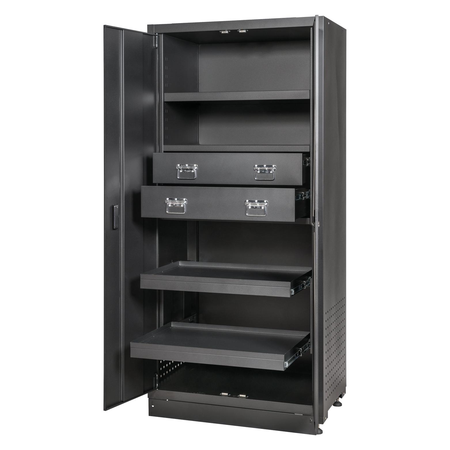 KS Tools Doppel-Schrank mit Schubladen und perforiertem Unterteil, B 903 x T 518 x H 1950 mm (90.30 cm, 199.90 cm) (810.8057)