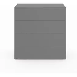 Create Kommode mit 4 Schubkästen Graphite Gleiter