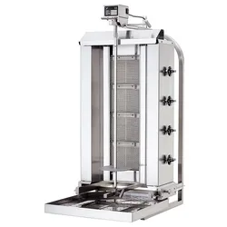 Döner -/ Gyrosgrill 4 Brenner Motor oben beweglicher Körper