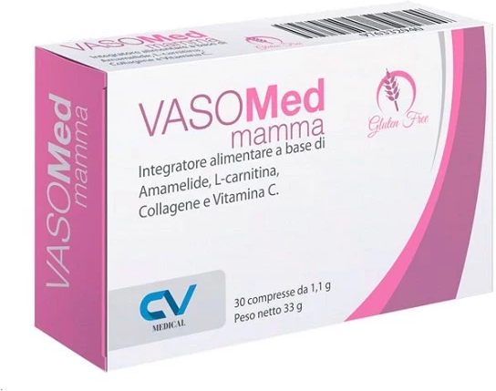 CV MEDICAL Srl Cv Medical, Vasomed Mamma, 30 Compresse