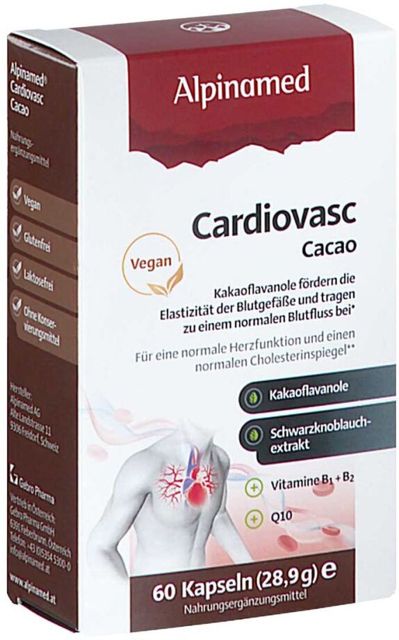 Alpinamed Cardiovasc Cacao Kapseln 60stk