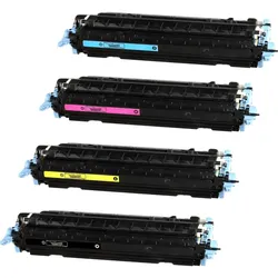 4 Kompatible Toner ersetzt HP Q6000A-03A 124A Multipack KCMY