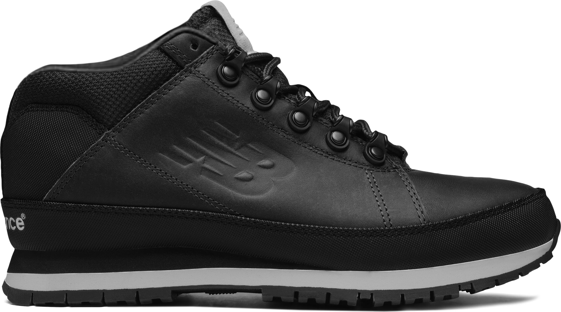 Sneakerboots NEW BALANCE "754", Herren, Gr. 40,5, schwarz, Leder, Schuhe Sneakerboots schwarz 40,5