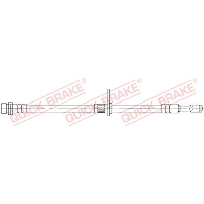 QUICK BRAKE Bremsschlauch 58.851 für HONDA