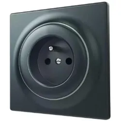Fibaro, Steckdose, Gniazdko Walli Outlet N typ E antracyt FGWSONE-011-8