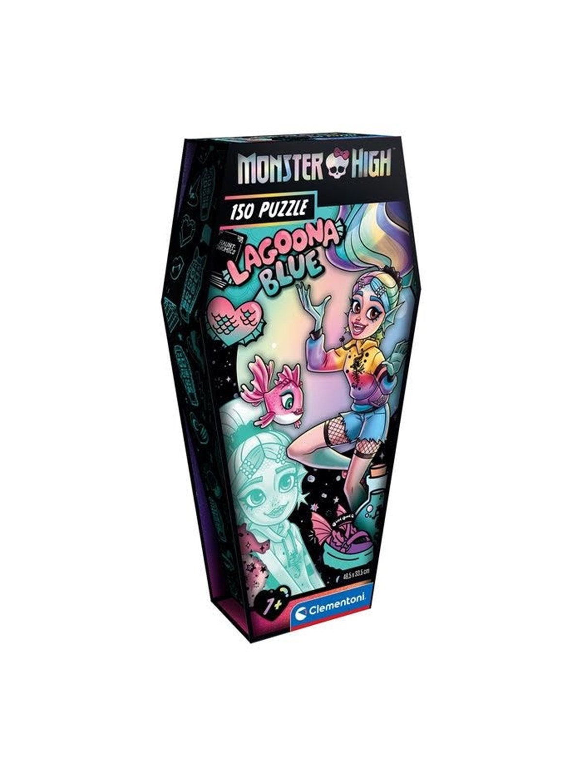 Clementoni Puzzle Monster High Coffin Pack Lagoo, 150 Teile 2D Puzzles