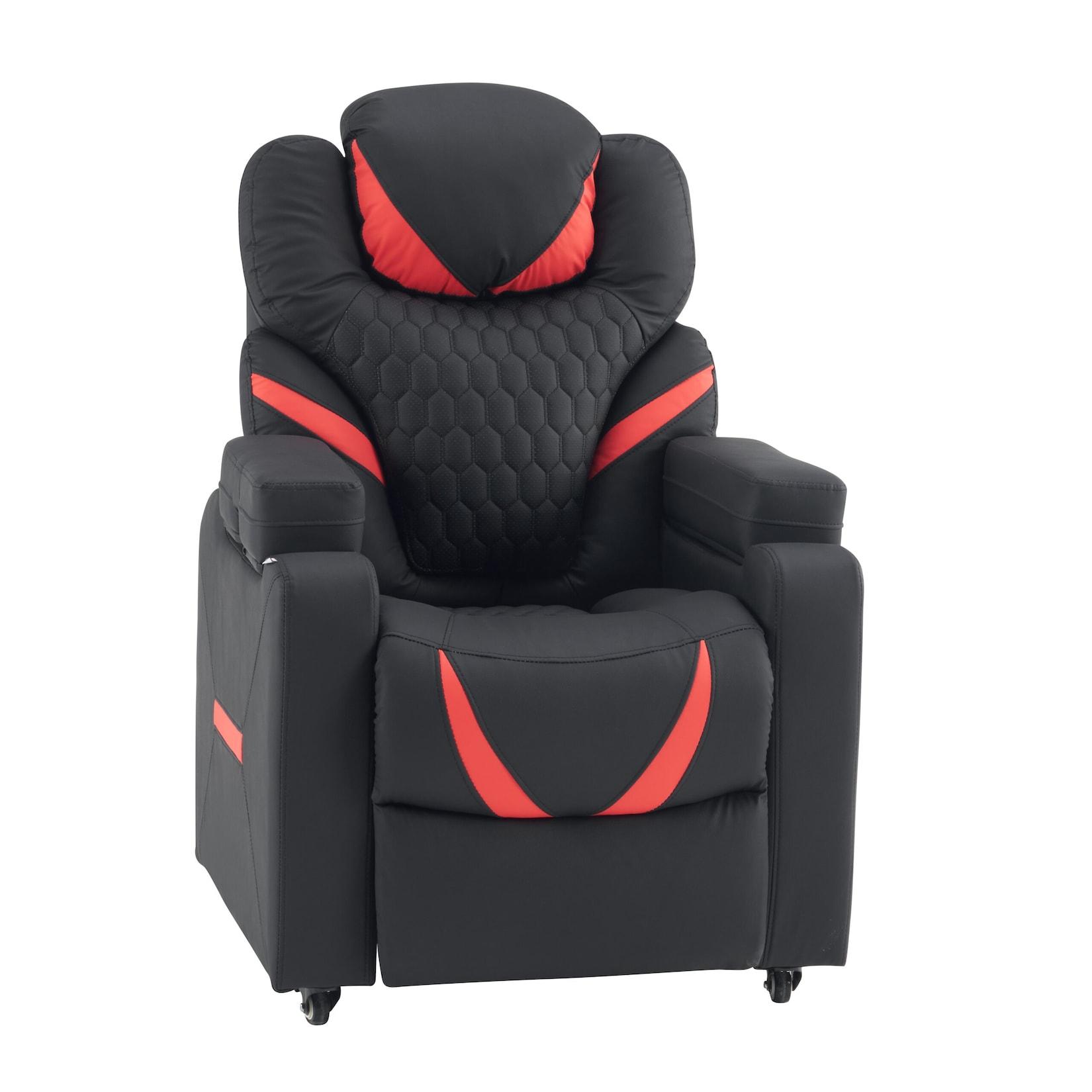 hjh OFFICE Loungesessel Game Sport RX Kunstleder mit Armlehnen (höhenverstellbar)