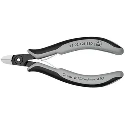 Knipex, Bolzenschneider + Seitenschneider, Präzisions-Elektronik-Seitenschneider ESD (125 mm)