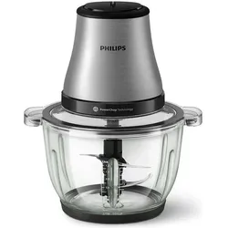 Philips HR1504/00, Zerkleinerer, Schwarz, Silber