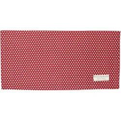 Krasilnikoff Stoffserviette Micro Dots, 40x40 cm, rot