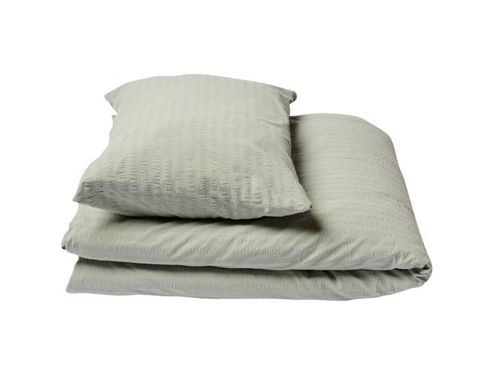 Journey Living Duvetbezug Kemeri Eucalyptus Einfarbig Baumwolle 160 x 210 cm - Material: Bio Baumwolle