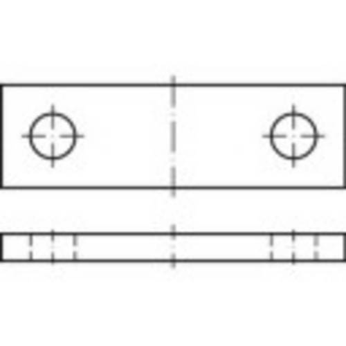 TOOLCRAFT Achshalter 12mm Stahl 147097 10 St. (Ø x L) 50mm x 12mm