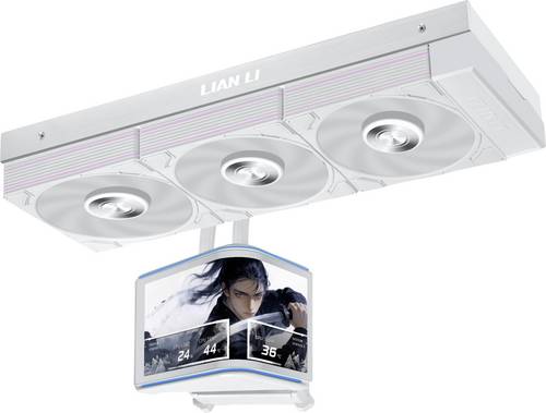 Lian Li HydroShift II OLED Curved 360 UNI FAN P28 PC-Wasserkühlung Weiß
