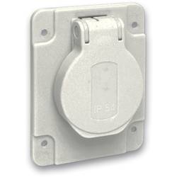 Schneider Electric PKS61G Einbau-Steckdose IP54, IK08 Grau