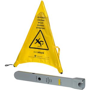 First-Aid-Only Warnaufsteller P-10006, Achtung Rutschgefahr, faltbar