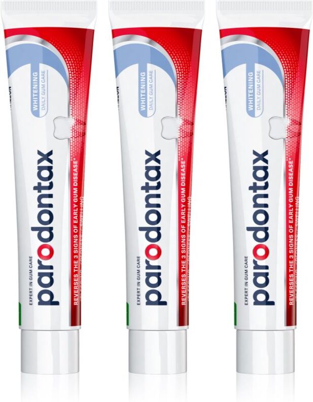 Parodontax Whitening whitening toothpaste for bleeding gums 3x75 ml