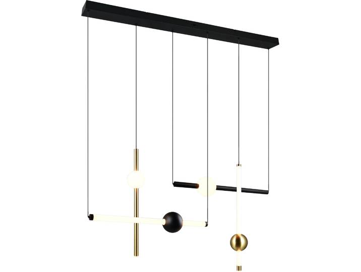 TRIO-Leuchten Pendelleuchte MELITA BHT 110x150x10 cm schwarz Hängelampe