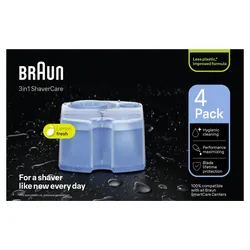 BRAUN Rasierer-Reinigungsstation Nachfüllkartuschen 4er-Pack