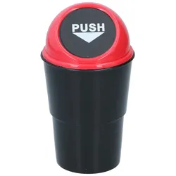 Dunlop - Korb für odpadky für Auto 400 ml 10x17 cm (rot / schwarz)