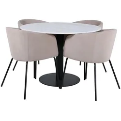 Ebuy24, Essgruppe, Essgruppe Estelle 79 (5-teilig) (Marmor)