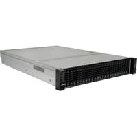 2U-2724, Rack, Server-Gehäuse schwarz, 2 Höheneinheiten