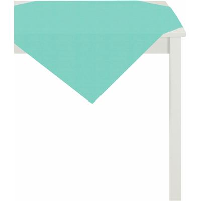 Mitteldecke APELT "3944 UNI BASIC", blau (petrol), B:88cm L:88cm, Baumwolle, Tischdecken, Mitteldecke