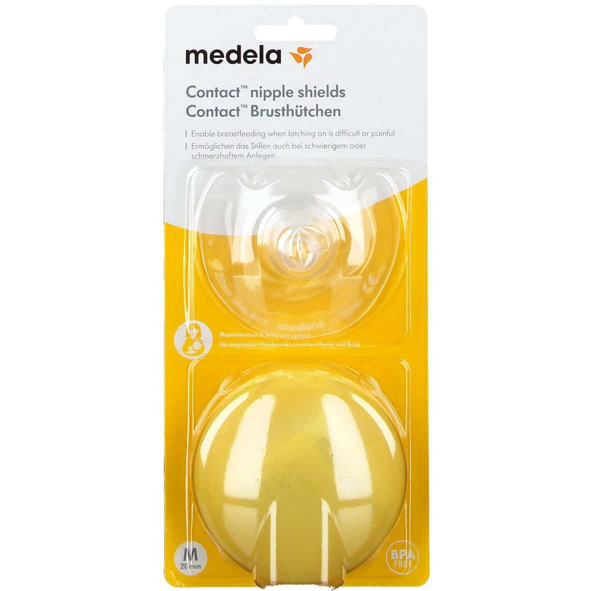 Medela Brusthütchen Contact M 2 St Brusthütchen, -hauben, -schalen