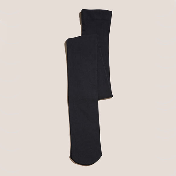 White Stuff Patty Plain Tights Pure Black