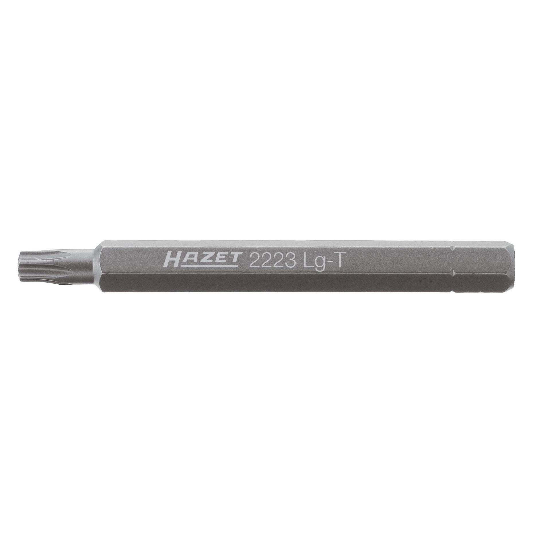 Hazet Bit 2223LG-T25 Sechskant6,3 (1/4 Zoll) Innen TORX Profil T25 (2223LG-T25)