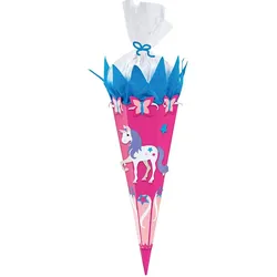 Goldbuch Bastelset Schultüte 70cm Einhorn