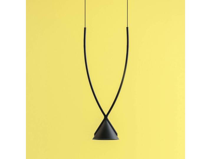 Axo Light Hängeleuchte Jewel, schwarz, für Wohn- / Esszimmer, Kunststoff, Design