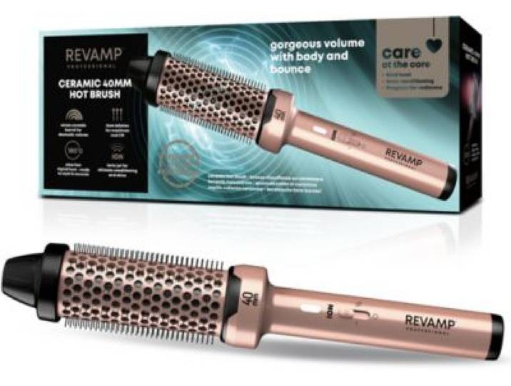 Revamp - Brosse Chauffante Volume Et Vagues Progloss 40mm Or