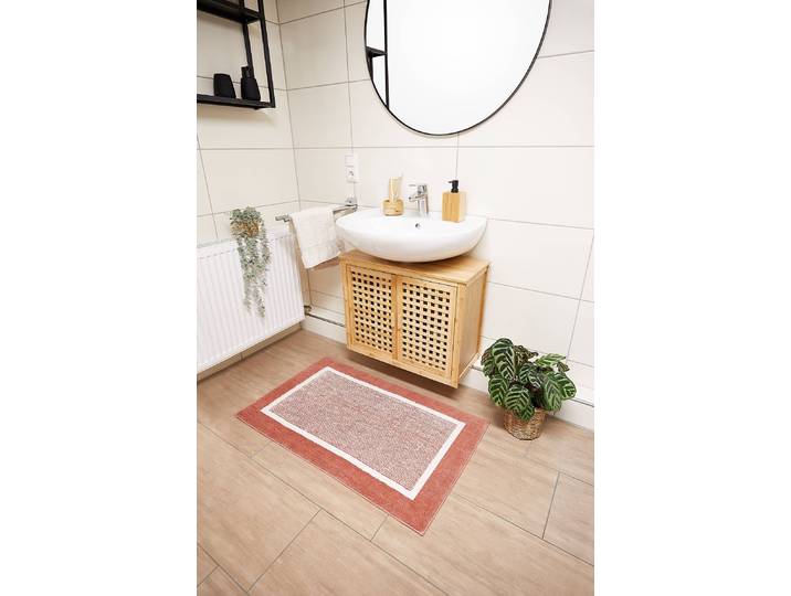 Tapis de bain Maui 40 x 60cm Rouge/Rouge