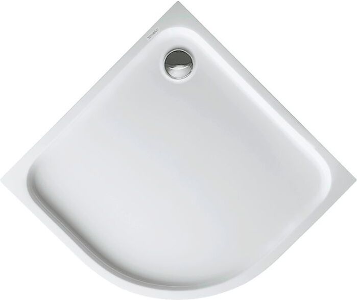 Duravit Viertelkreis D-Code 720108000000001 Duschwanne, 900 x 900 mm, weiss mit Antislip