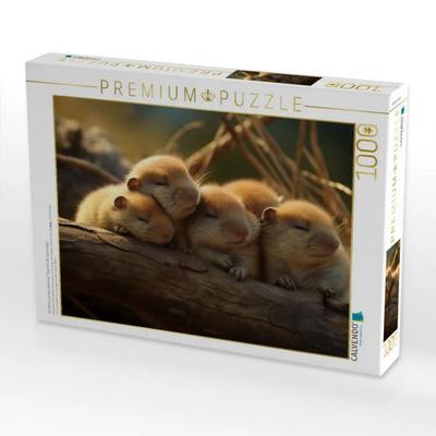 CALVENDO Puzzle Ein Motiv aus dem Kalender 'Nach Art der Lemminge' | 1000 Teile Lege-Größe 64x48cm Foto-Puzzle für glückliche Stunden
